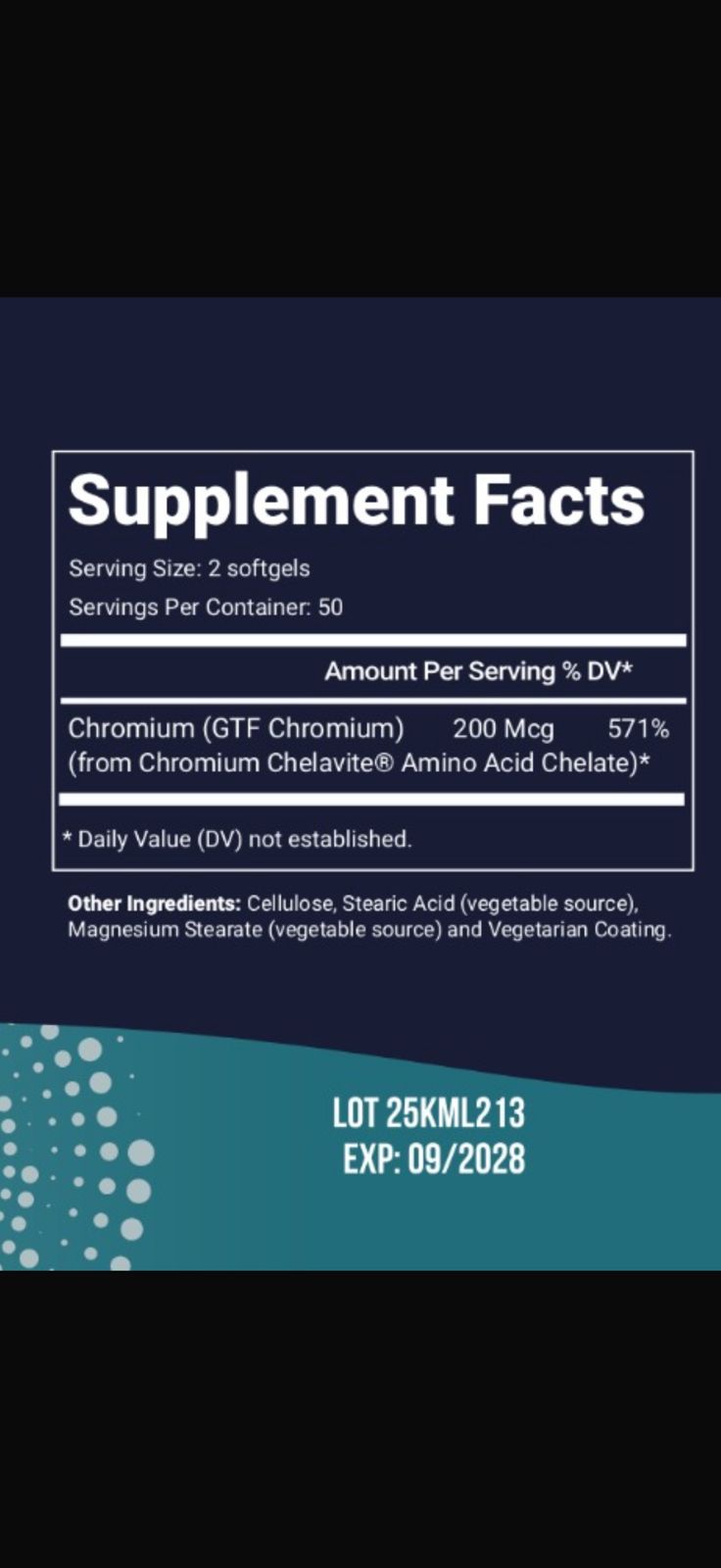 Miniatura 2 de GTF Chromium 200mcg total health